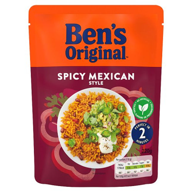 Ben's Original Ready to Heat Spicy Mexican Rice 220g