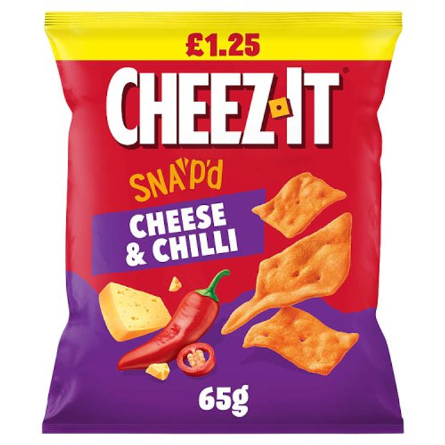 Cheez-It Snap'd Cheese & Chilli 65g £1.25