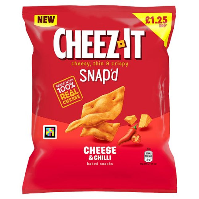 Cheez-It Snap'd Cheese & Chilli 65g £1.25