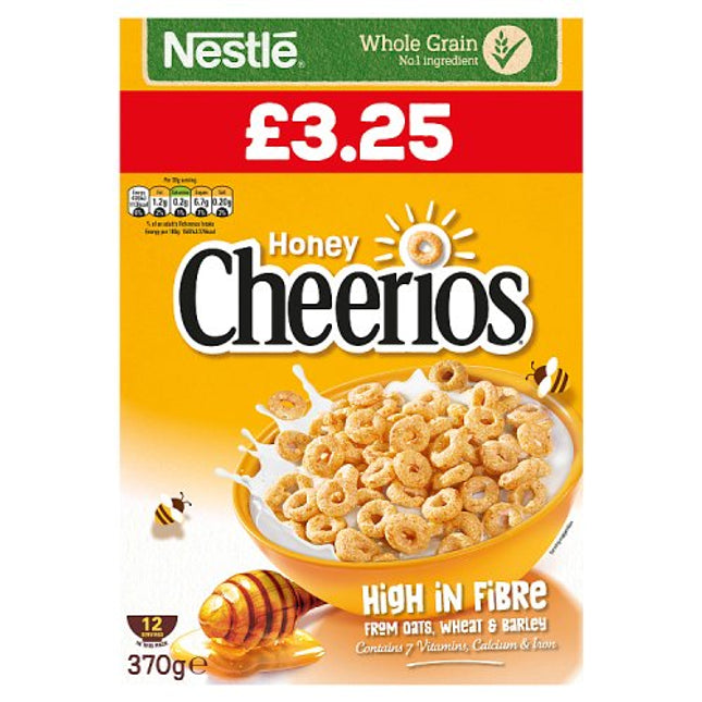 Nestlé Honey Cheerios Cereal 370g £3.25