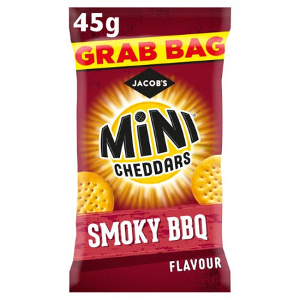 Jacob's Mini Cheddars Smoky BBQ Grab Bag 45g