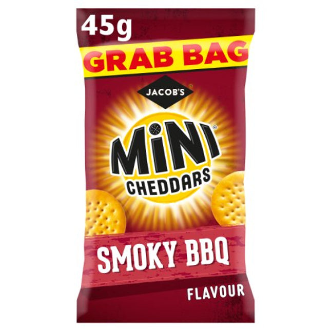 Jacob's Mini Cheddars Smoky BBQ Grab Bag 45g