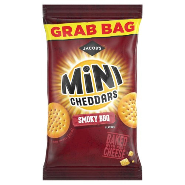 Jacob's Mini Cheddars Smoky BBQ Grab Bag 45g