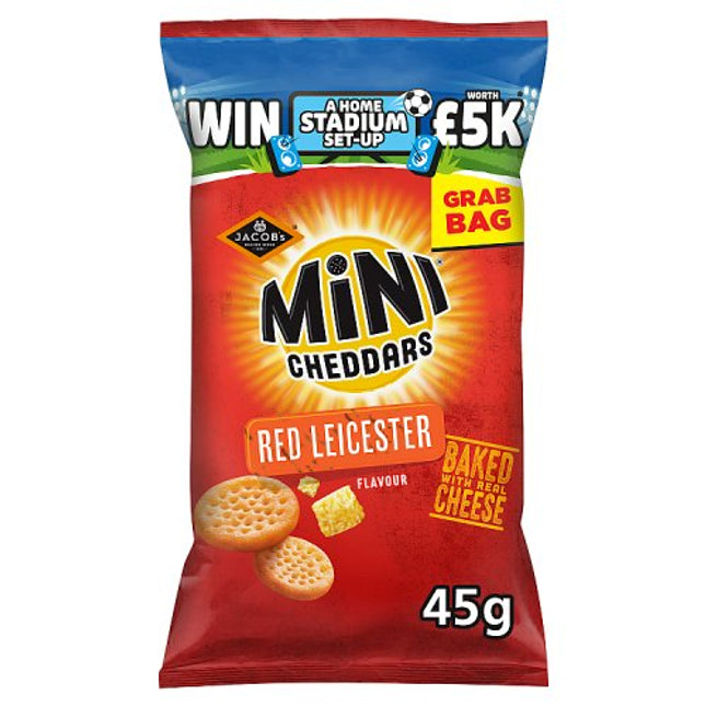 Jacobs Mini Cheddars Red Leicester Grab Bag