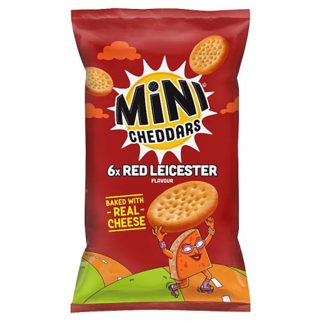 Mini Cheddars Red Leicester 6x23g