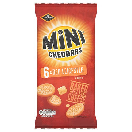 Mini Cheddars Red Leicester 6x23g