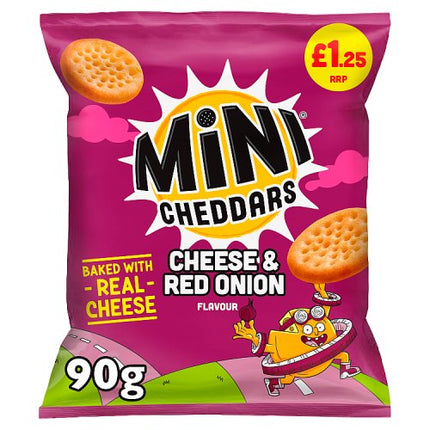 Jacob's Mini Cheddars Cheddar & Red Onion 90g