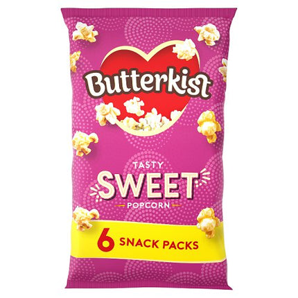 Butterkist Sweet Popcorn 6pk 72g