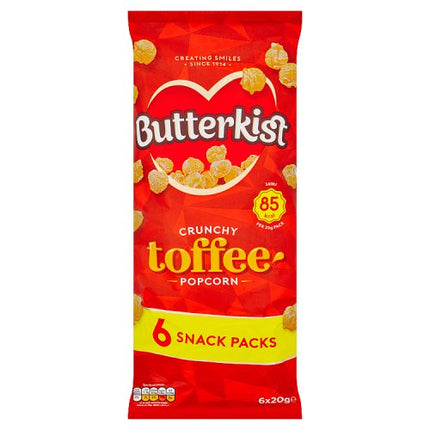 Butterkist Crunchy Toffee Popcorn 6x20g