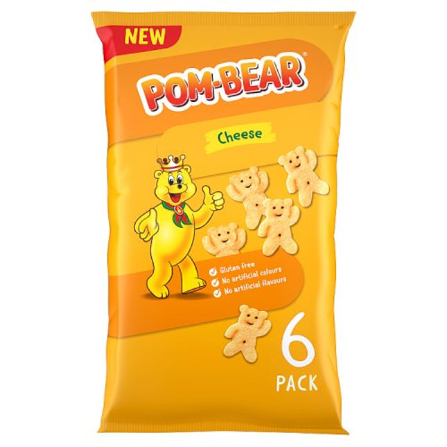 Pom Bear Cheese 6pk 6x13g