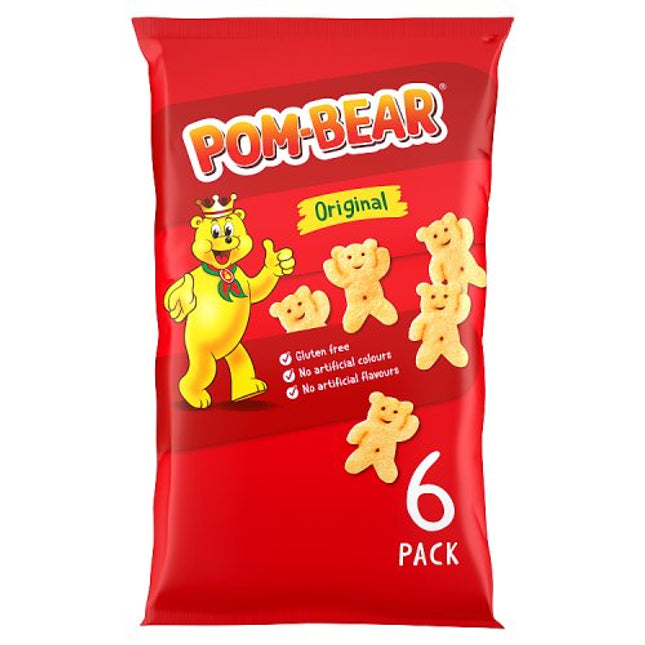 Pom Bear Original Potato Snacks 6x13g