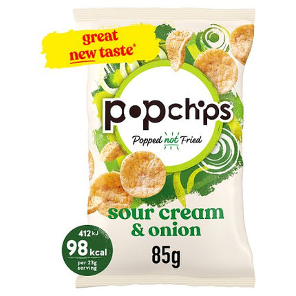 Popchips Sour Cream & Onion 85g