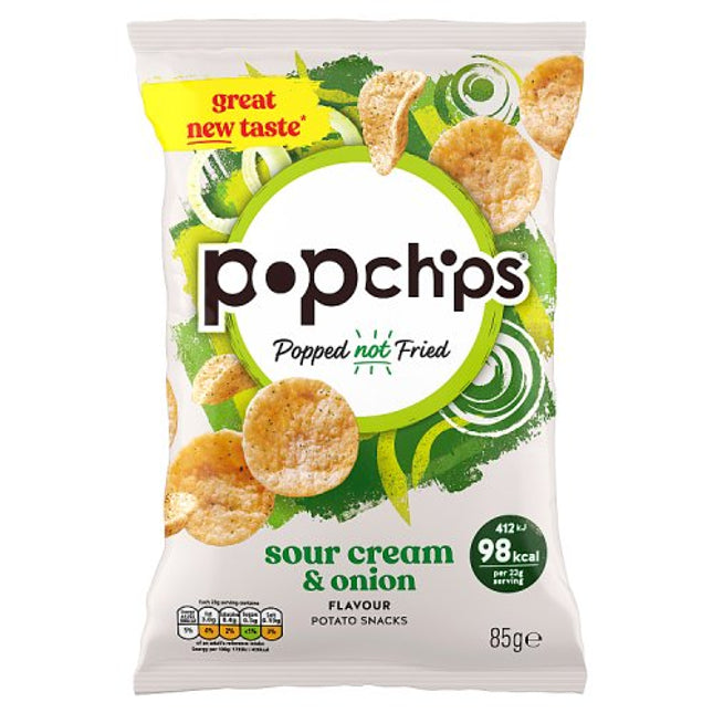 Popchips Sour Cream & Onion 85g
