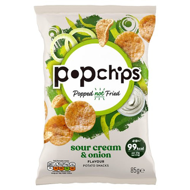 Popchips Sour Cream & Onion 85g