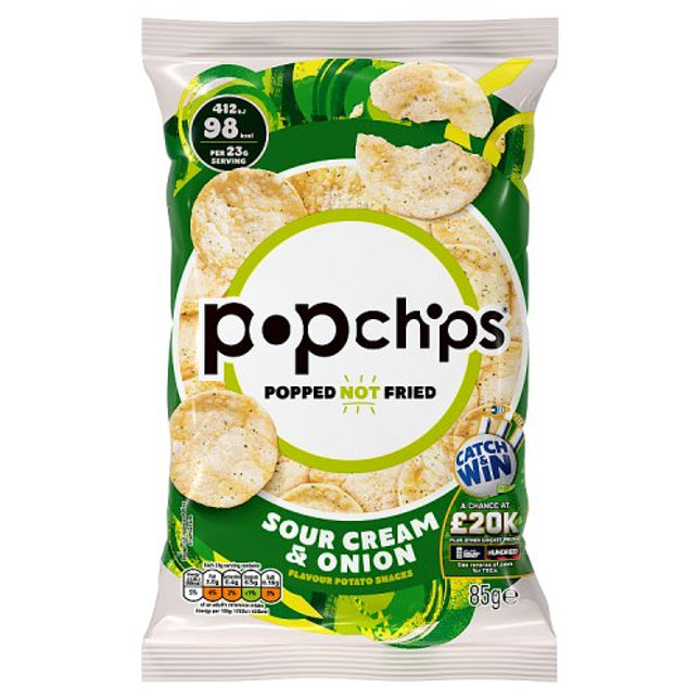 Popchips Sour Cream & Onion 85g