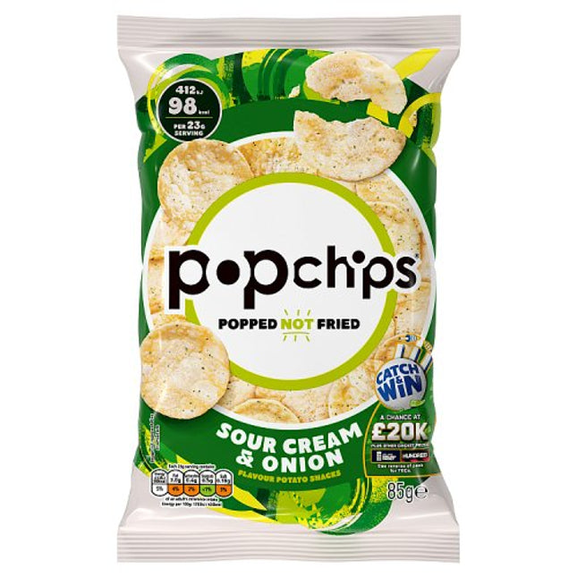 Popchips Sour Cream & Onion 85g
