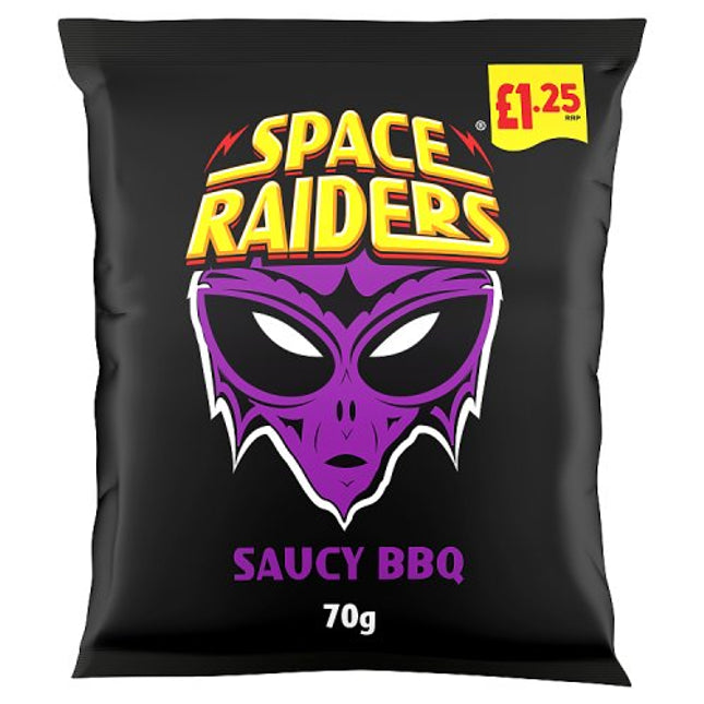 Space Raiders Saucy BBQ 70g £1.25