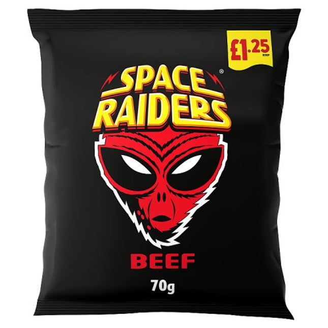 Space Raiders Beef Crisps 70g £1.25