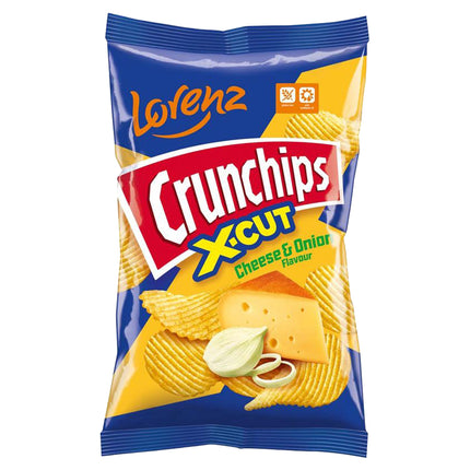 Lorenz Crunchips XCUT Cheese & Onion 75g