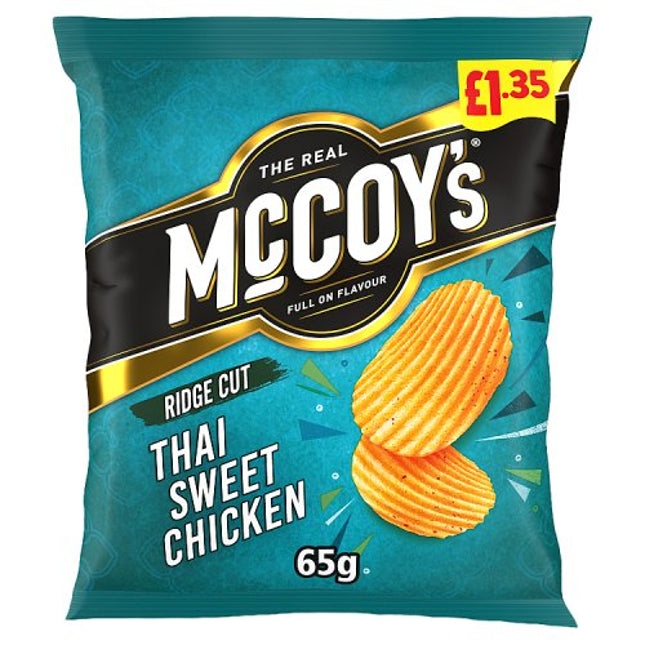 McCoys Thai Sweet Chicken Crisps 65g £1.35
