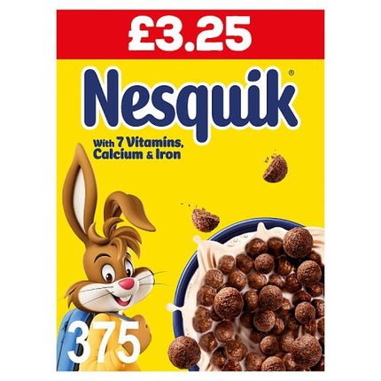Nestlé Nesquik Breakfast Cereal 375g £3.25