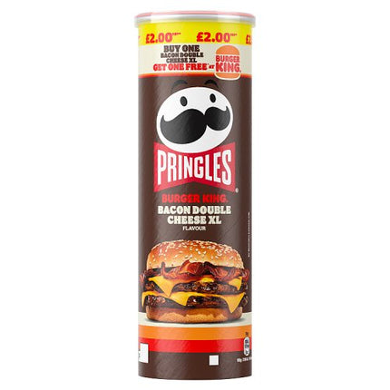 Pringles Burger King Bacon Double Cheese XL 165g £2