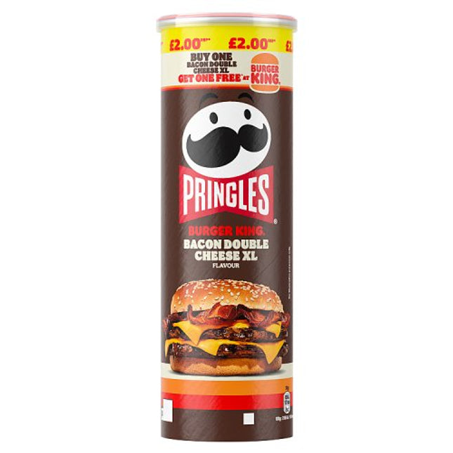 Pringles Burger King Bacon Double Cheese XL 165g £2