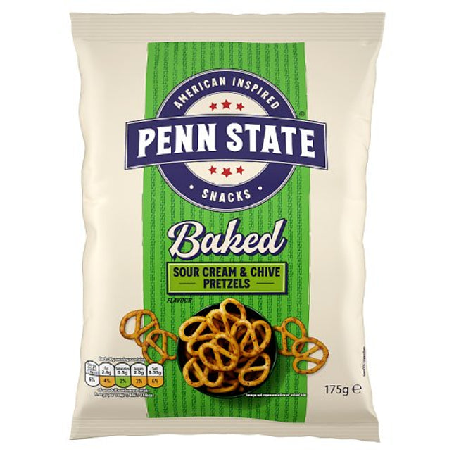 Penn State Sour Cream & Chive Pretzels 175g