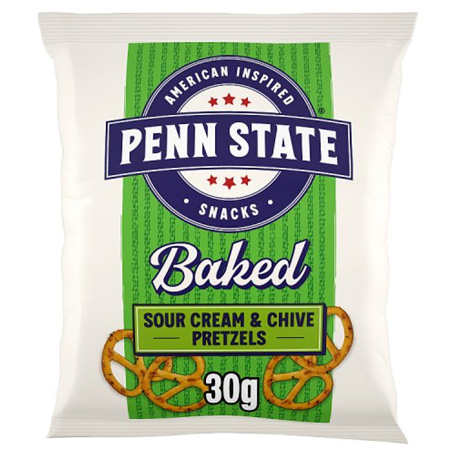 Penn State Sour Cream & Chive Pretzels 30g