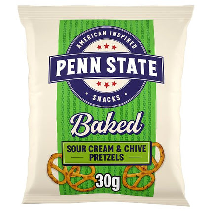 Penn State Sour Cream & Chive Pretzels 30g
