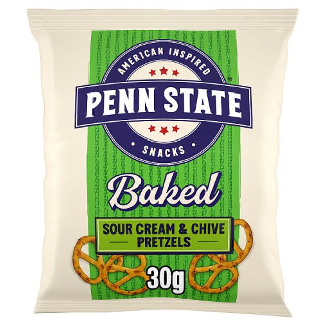 Penn State Sour Cream & Chive Pretzels 30g