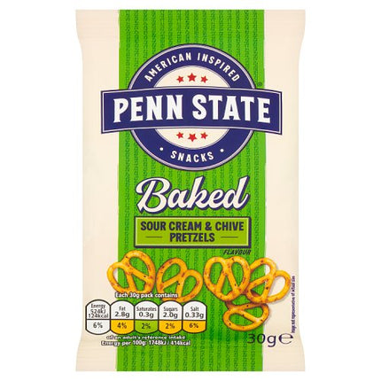 Penn State Sour Cream & Chive Pretzels 30g
