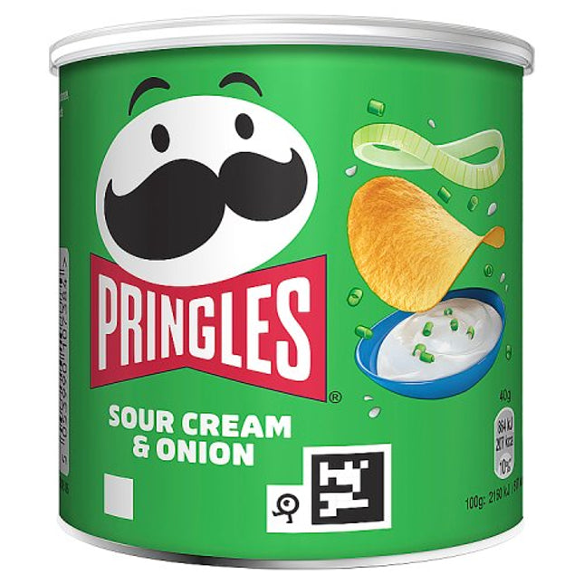 Pringles Sour Cream & Onion Crisps 40g