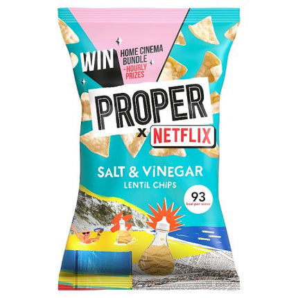 Proper Chips Salt & Vinegar Lentil Chips 85g