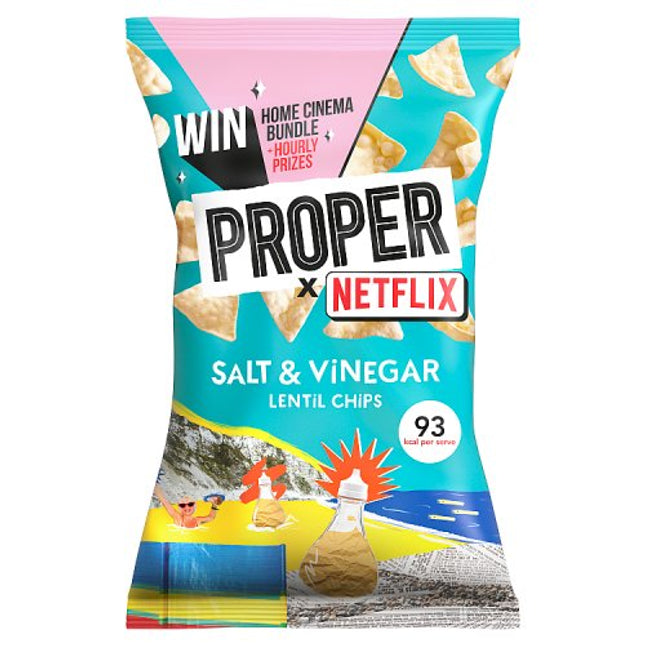 Proper Chips Salt & Vinegar Lentil Chips 85g