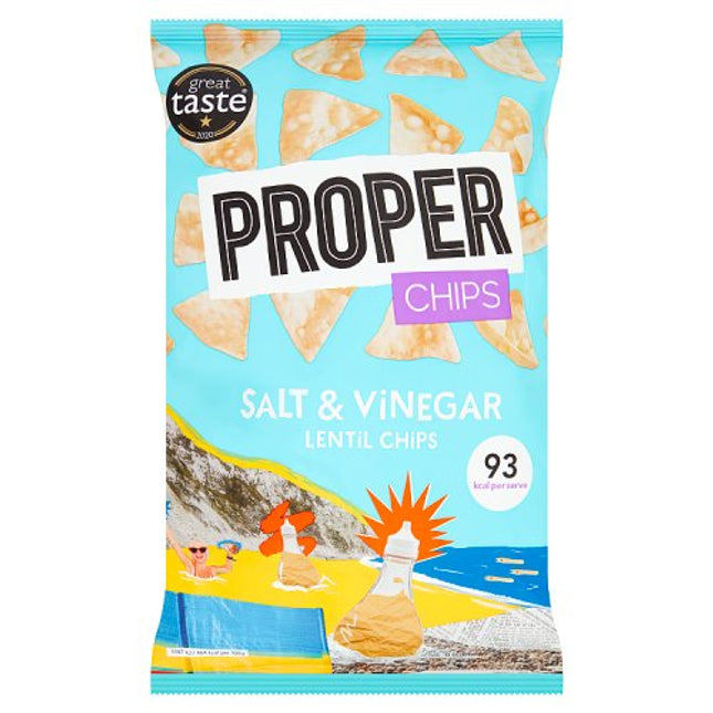 Proper Chips Salt & Vinegar Lentil Chips 85g
