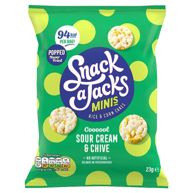 Sour Cream & Chive Rice Cakes 23g