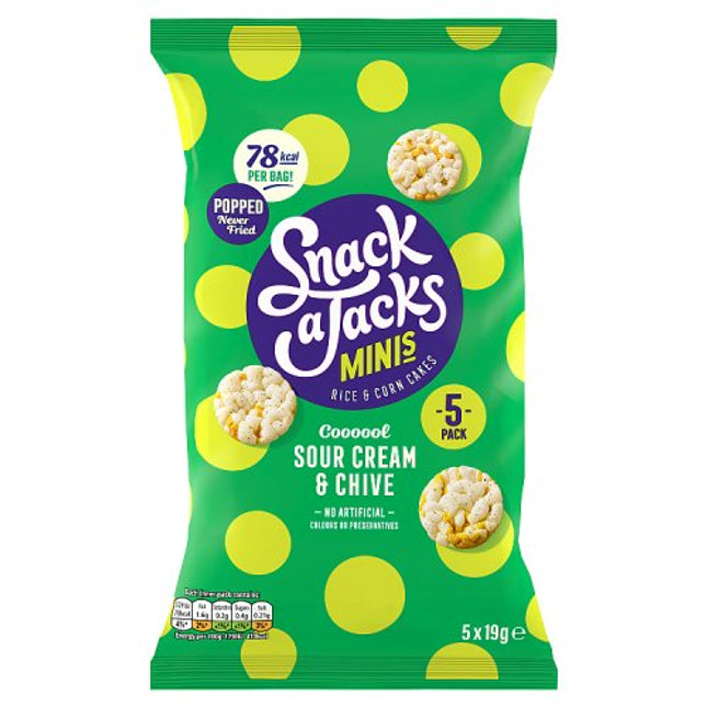 Snack-a-Jack Sour Cream & Chive 5x19g