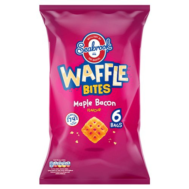 Seabrook Waffle Bites Maple Bacon 6x16g