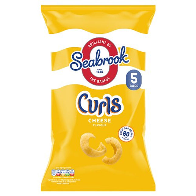 Seabrook Cheese Curls 5 pack (5 x 15g)