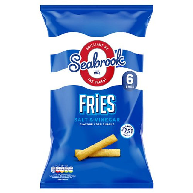 Seabrook Fries Salt & Vinegar 6x16g