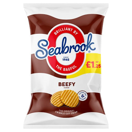 Seabrook Beefy Crinkle 70g £1.25