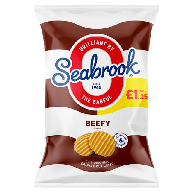 Seabrook Beefy Crinkle 70g £1.25