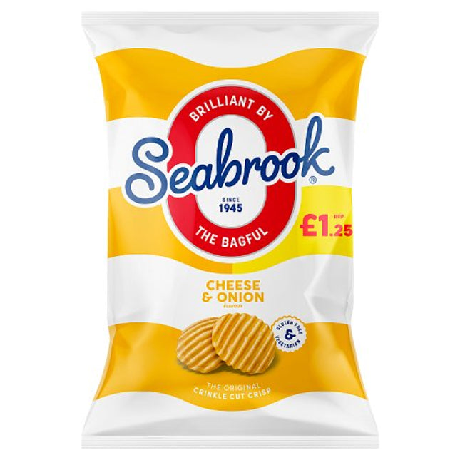 Seabrook Cheese & Onion Crinkle 70g £1.25