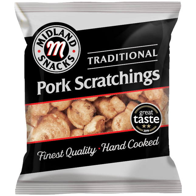 Midland Snacks Handcooked Scratchings Pub Card 12x40g