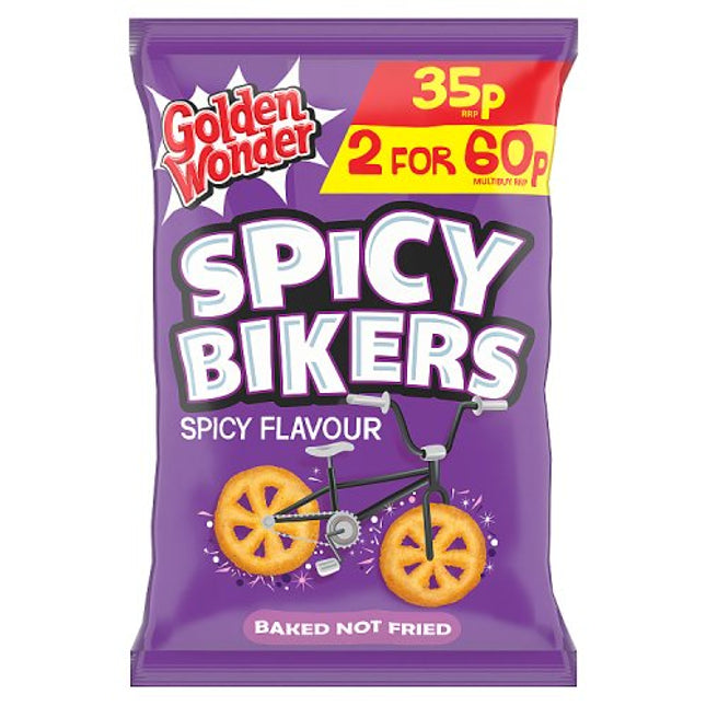 Golden Wonder Fun Snacks Spicy Bikers 22g 35p / 2 for 60p