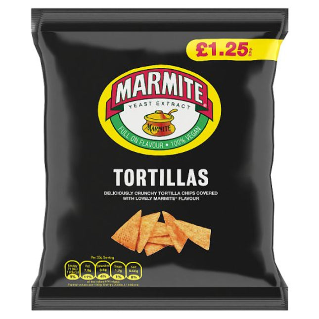 Golden Wonder Marmite Tortillas 70g £1.25