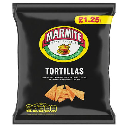 Golden Wonder Marmite Tortillas 70g £1.25