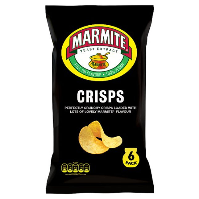 Golden Wonder Marmite Crisps 6x25g