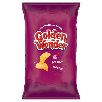 Golden Wonder Tomato Ketchup Crisps 6x25g